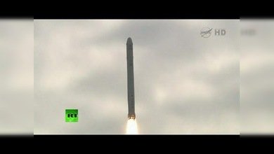 El carguero espacial privado Dragon se despega rumbo a la Estación Espacial Internacional