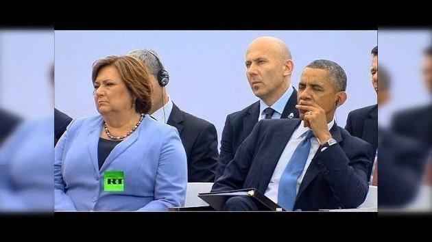 Duelo de 'cabeceos' entre Obama y el presidente polaco