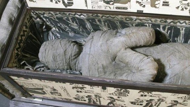 Un niño alemán encontró una 'momia egipcia' en el ático de su abuela
