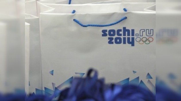 Sochi planea ganar dinero con la venta de las mercancías olímpicas