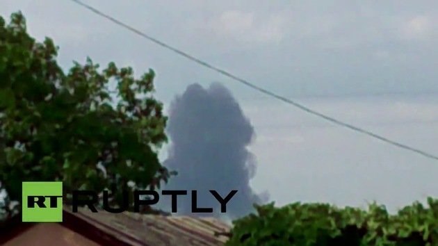 PRIMERAS IMÁGENES: Un avión de Malaysia Airlines se estrella cerca de la frontera ruso-ucraniana