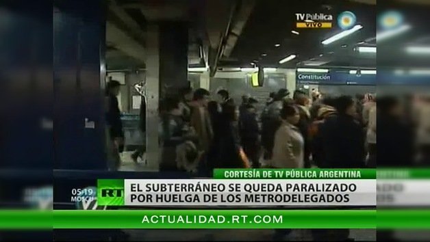 Buenos Aires, paralizado por un paro en el metro