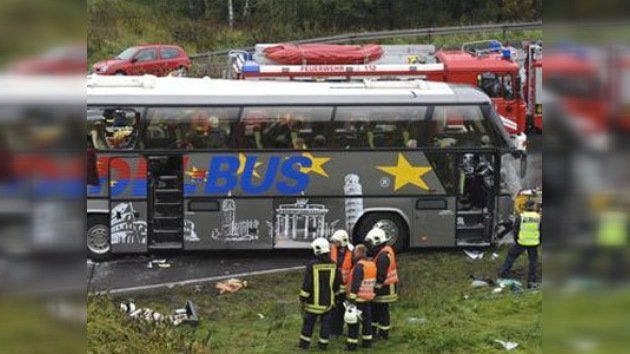 Al menos 13 muertos en un accidente de un autobús polaco en Alemania
