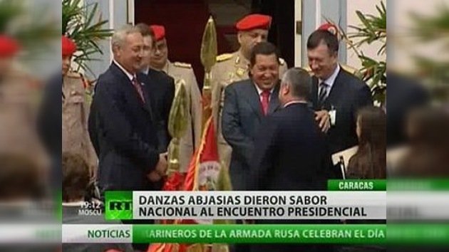 Chávez promete establecer relaciones comerciales marítimas con Abjasia