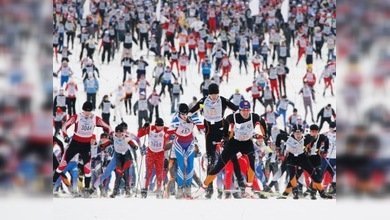 17 mil moscovitas participaron en competiciones de esquí