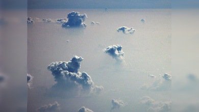Las nubes bajan de altura para 'proteger' a la Tierra