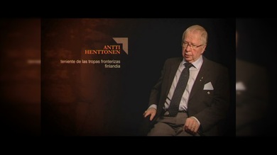 "TESTIGOS DE LA GUERRA". Antti Henttonen : Teniente de las tropas fronterizas. Finlandia
