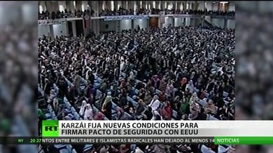Karzai pide detener operaciones contra civiles para firmar el pacto con EE.UU.