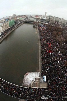 Protestas de la oposición contra los resultados de las elecciones en Rusia