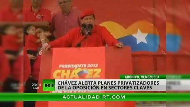 Chávez alerta sobre los planes privatizadores de la oposición
