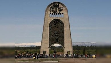 Monumento explotado en Georgia será reconstruido en Moscú