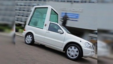 El nuevo papamóvil híbrido estará disponible en septiembre