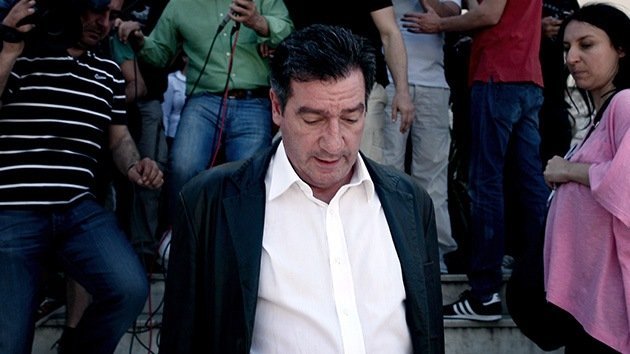 El alcalde de Atenas, "agredido físicamente" en una protesta