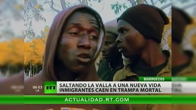 Inmigrantes africanos, en "peligro mortal" en la frontera entre Marruecos y España