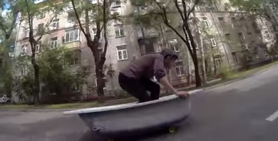 ¿Un transporte más cómodo? ¡Claro! ¡Una bañera!