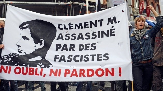 Francia quiere disolver los grupos neonazis tras el asesinato de un estudiante