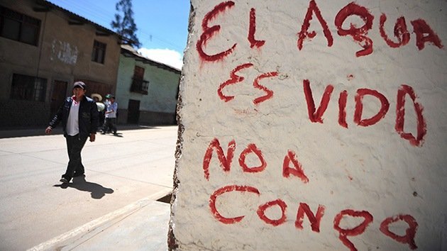 Perú carga contra el proyecto minero Conga