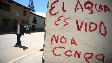 Perú carga contra el proyecto minero Conga