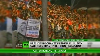 El presidente Chávez designa el nuevo Gabinete tras haber sido reelegido