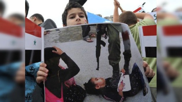 Unas imágenes revelan que las manifestaciones en Siria son armadas