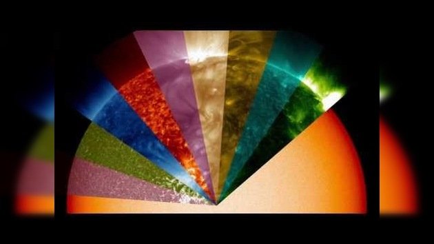 La NASA le 'saca los colores' al Sol