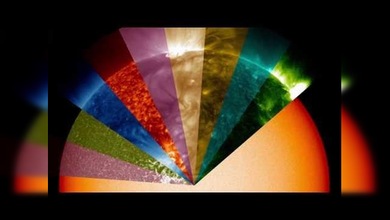 La NASA le 'saca los colores' al Sol