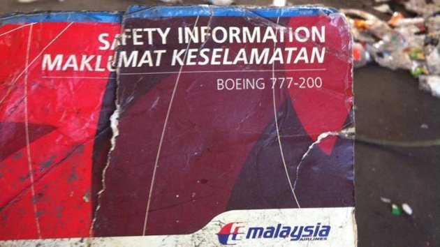 Encuentran en Australia las instrucciones de un Boeing 777 de Malaysia Airlines
