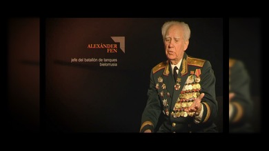 "TESTIGOS DE LA GUERRA". Alexánder Fen :  jefe del batallón de tanques. Bielorrusia
