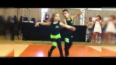 Kevin y Beberly, los pequeños dioses de la salsa