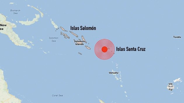 Un tsunami provocado por un terremoto en las Salomón causa al menos cinco muertos