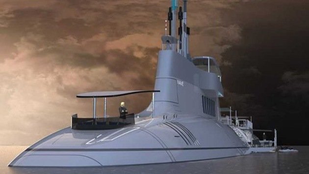 Juguete para muy ricos: un submarino de lujo de 115 metros de eslora