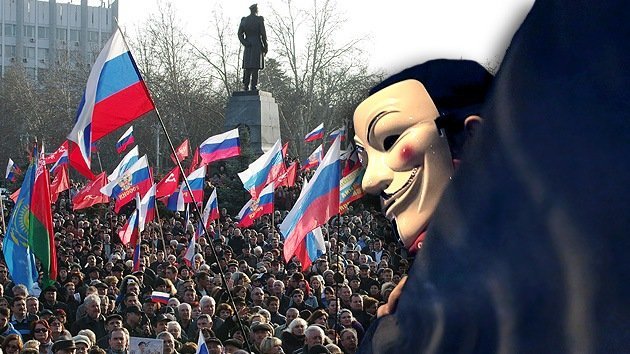 Anonymous asegura que se preparaba un ataque antes del referéndum en Crimea