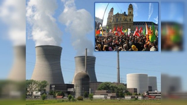 Miles de personas se manifiestan en Munich contra la energía nuclear