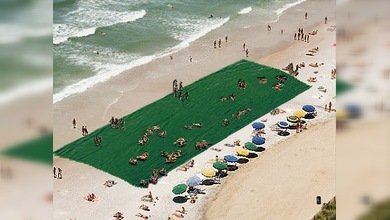 Creada la toalla más grande del mundo