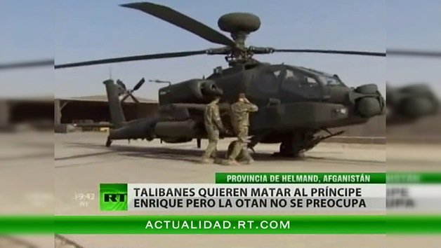 Talibán amenaza con matar al príncipe Harry pero la OTAN no se preocupa