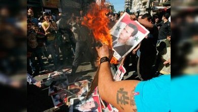 La policía siria mata a varios manifestantes que exigían una zona de exclusión aérea