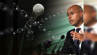 Arrestan a 10 periodistas de la agencia del hijo de Muammar al-Gaddafi