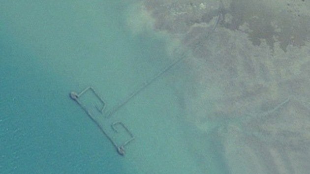 Google Earth revela un sistema gigante de pesca furtiva en el golfo Pérsico