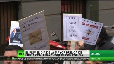 La aerolínea Iberia vive la mayor huelga de su historia