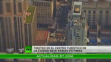 Tiroteo en el centro de Nueva York: varias personas heridas