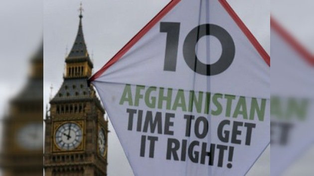 Londres protesta contra la "guerra por las materias primas" en Afganistán