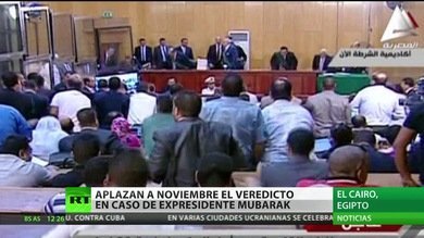 Tribunal egipcio aplaza la sentencia del proceso contra Mubarak hasta el 29 de noviembre