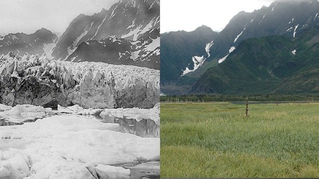 Alarma climática: impactantes imágenes del planeta antes y después del calentamiento