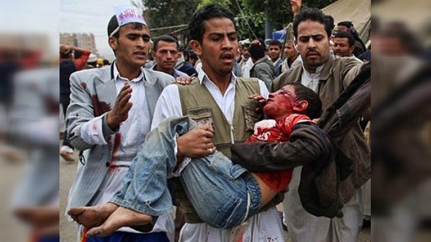 Decenas de muertos y centenares de heridos en disturbios en Yemen
