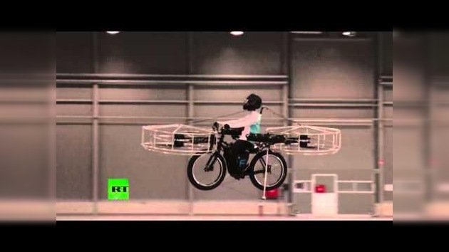 Empresas checas crean una bicicleta voladora
