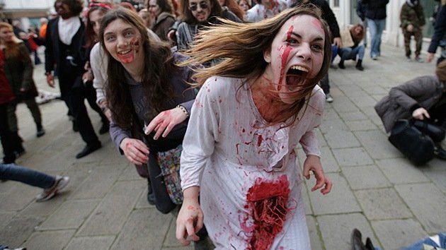 El Carnaval de Venecia se inunda de zombis