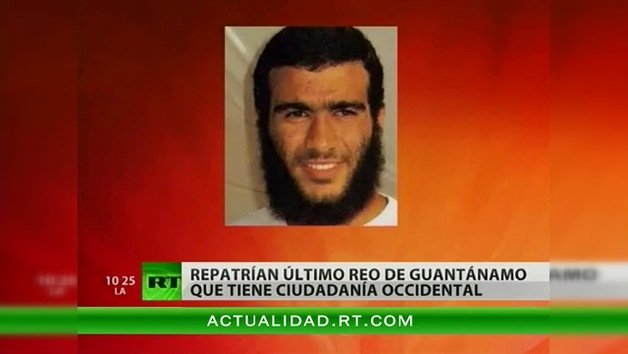 Repatrían último reo de Guantánamo que tiene ciudadanía occidental