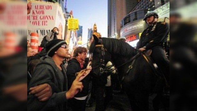 Los 'indignados' de Nueva York buscan influir en las elecciones del 2012