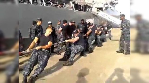 Marineros rusos ganan en el tira y afloja a las Fuerzas Especiales de EE.UU.
