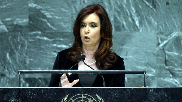 Cristina Fernández habla en la ONU